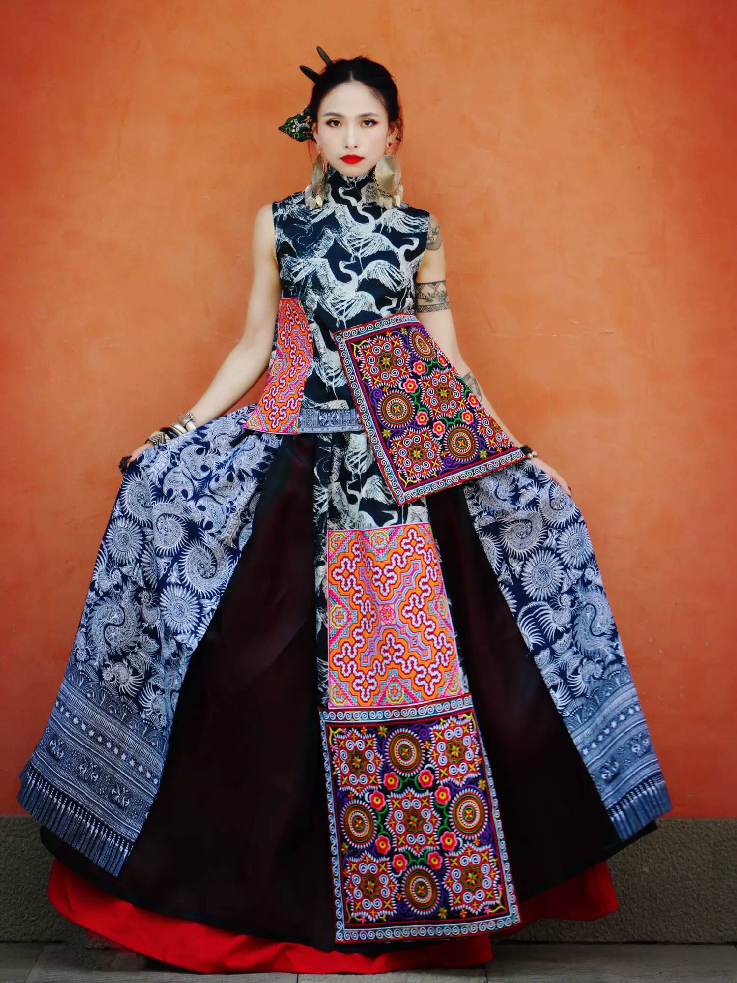 Ethnic Clothing & Online Fashion Store Khaadi Uk - Traditional Miaojiang Girls Clothing Miao Embroidered