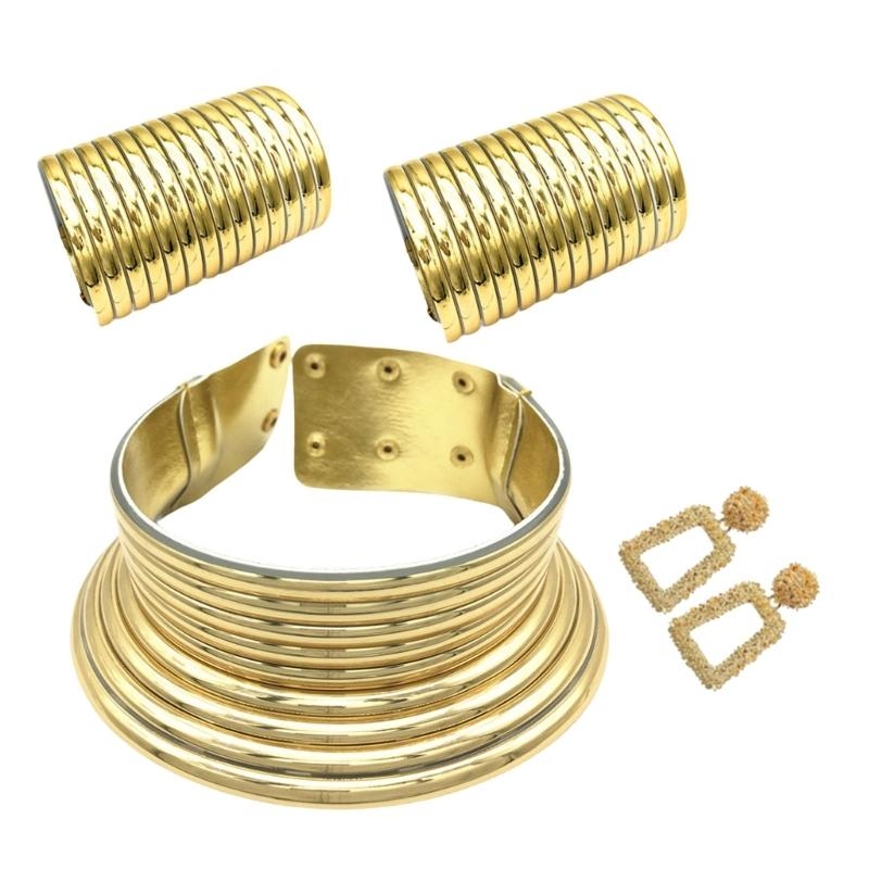 Ethnic Contemporary Fashion - Elegant Tribal Inspired Long Neck Rings
