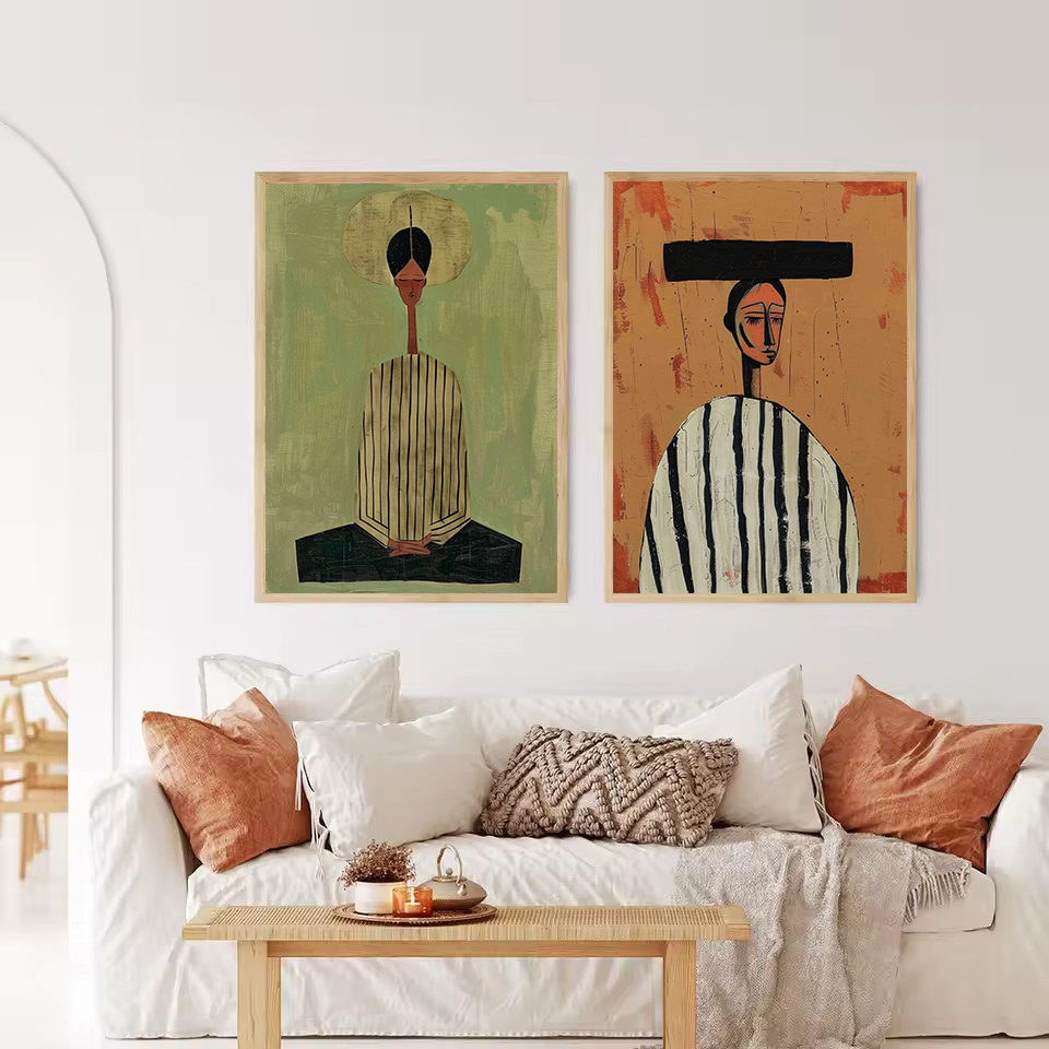 Fashion Abstract African Figur - Ethnic Contemporary Fashion 评论和价格