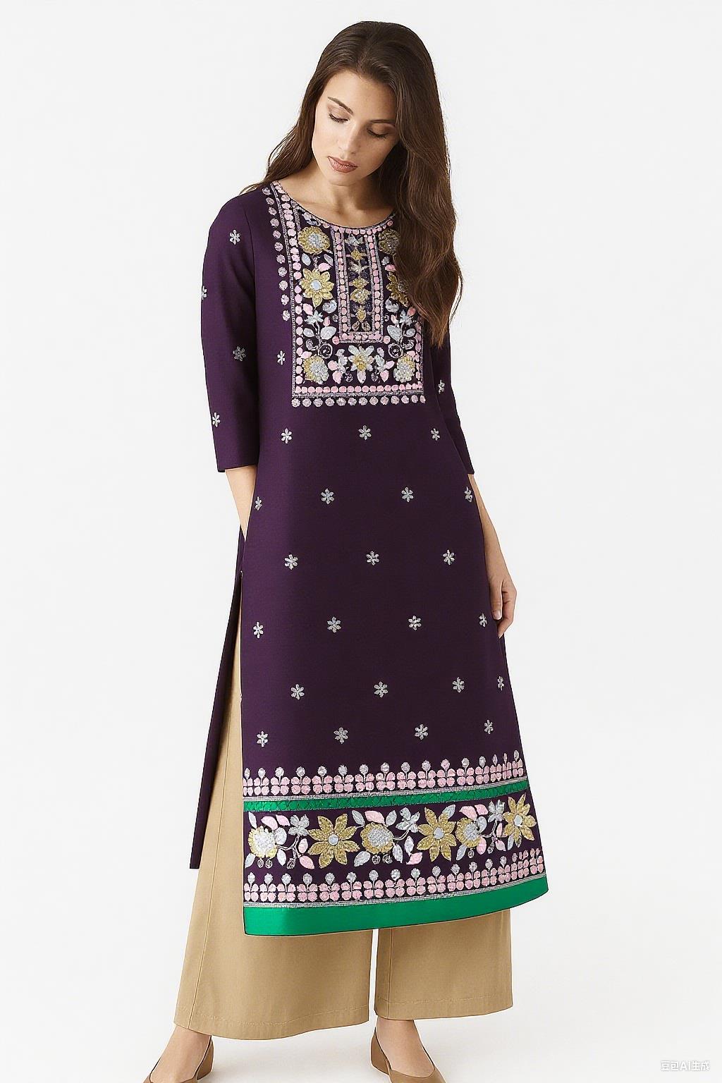 Muslim Kurt Women's Fashion Et - Ethnic Fashion Kurtis 评论和价格