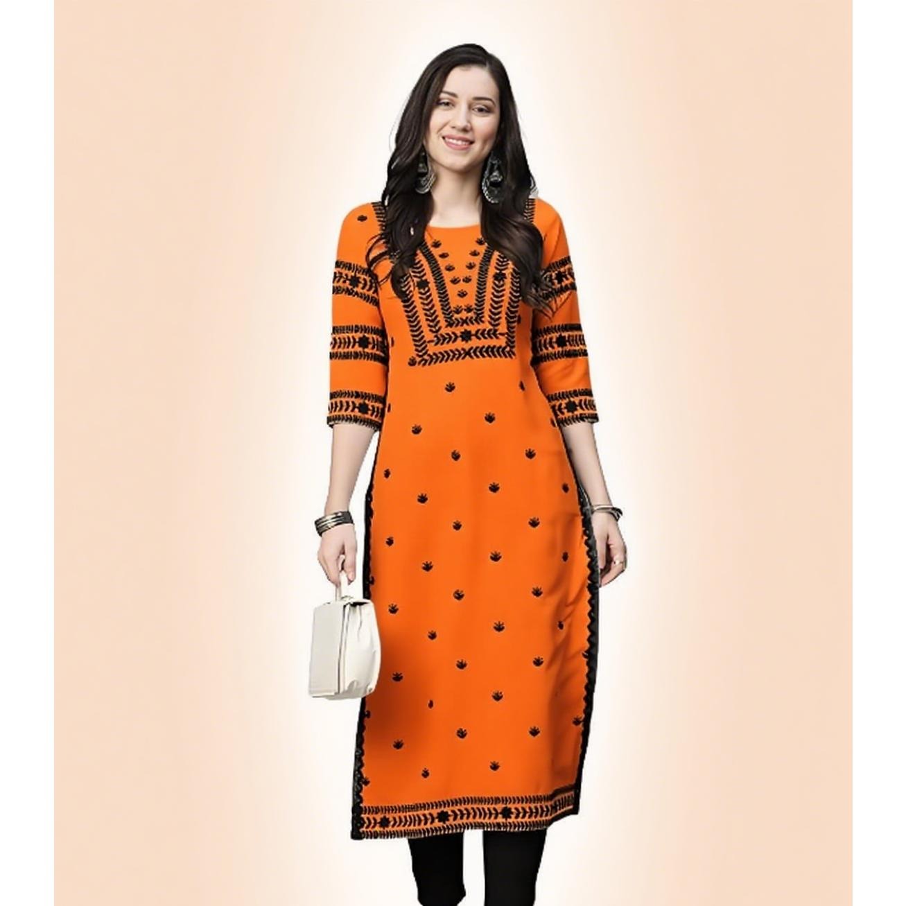 Muslim Kurt Flowers Women's Fa - Ethnic Fashion Kurtis 评论和价格