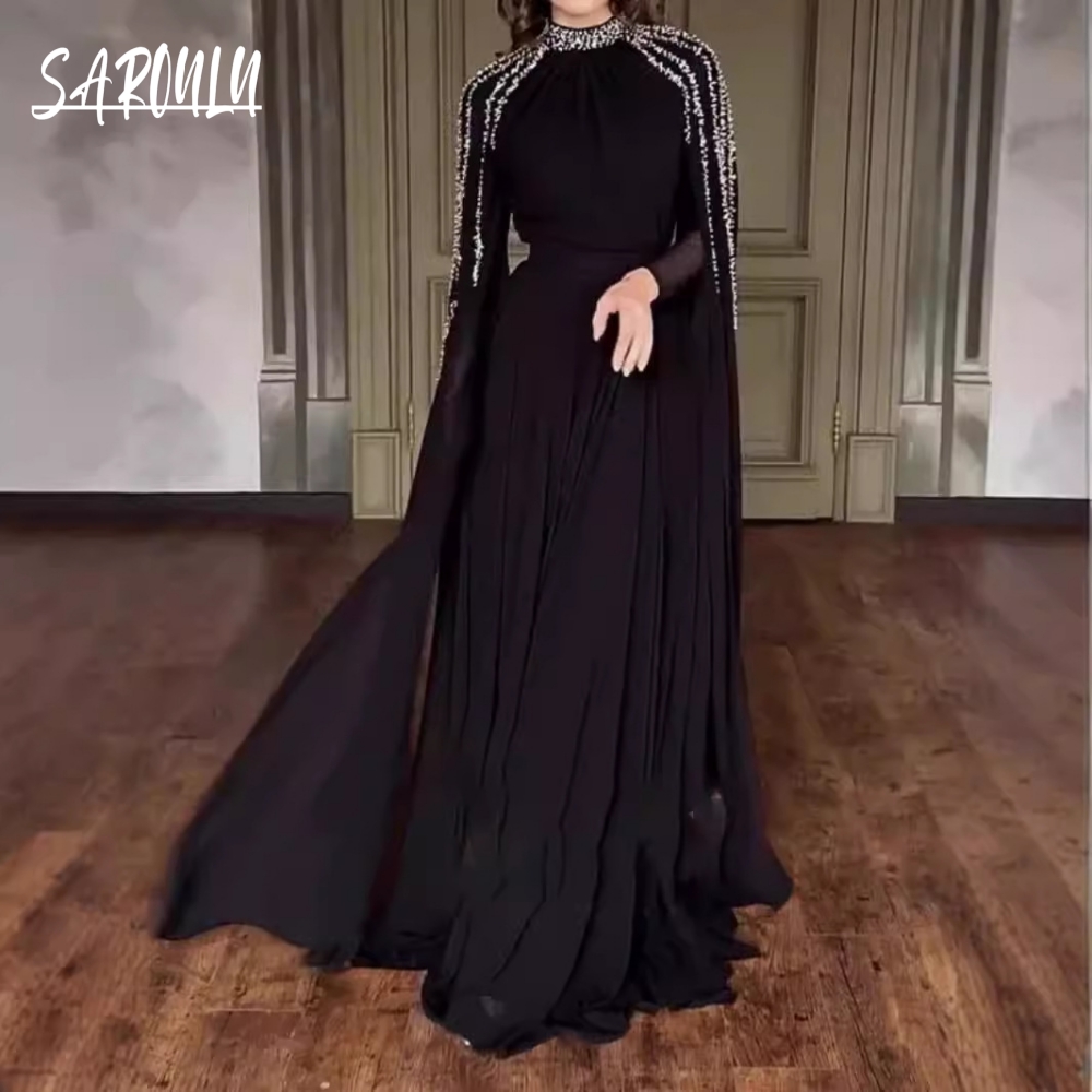 Modest Arabic Dubai Long Sleev - Abaya Modest Wear 评论和价格