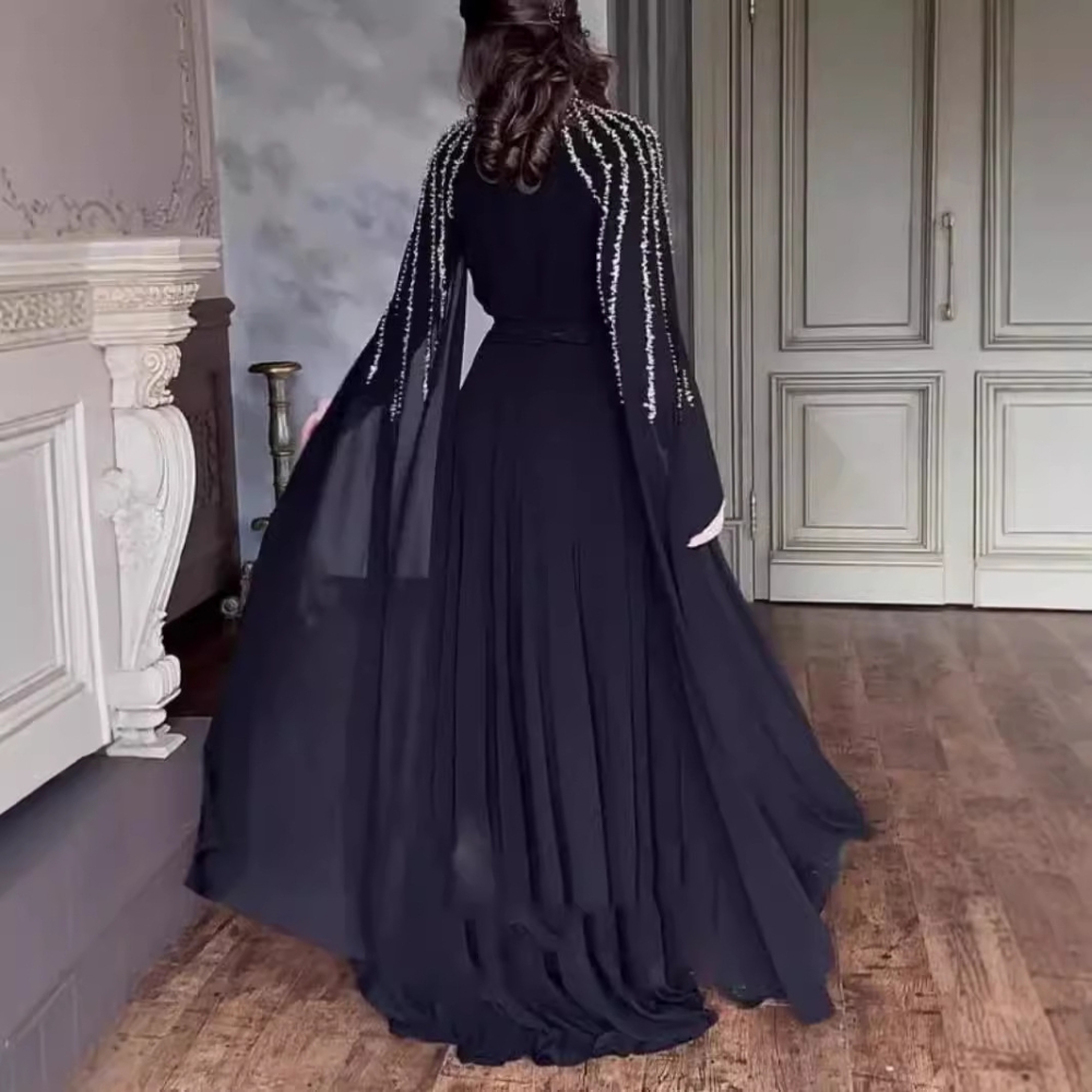 Modest Arabic Dubai Long Sleev - Abaya Modest Wear 评论和价格