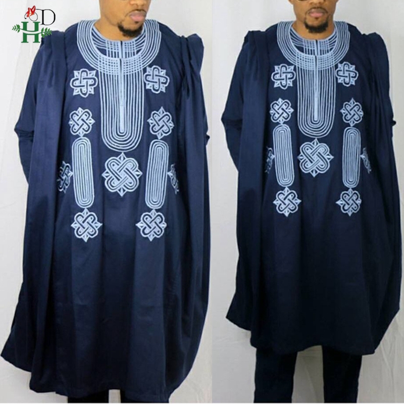 H&D African Suit For Men Robe  - Boubou Men Africa 评论和价格