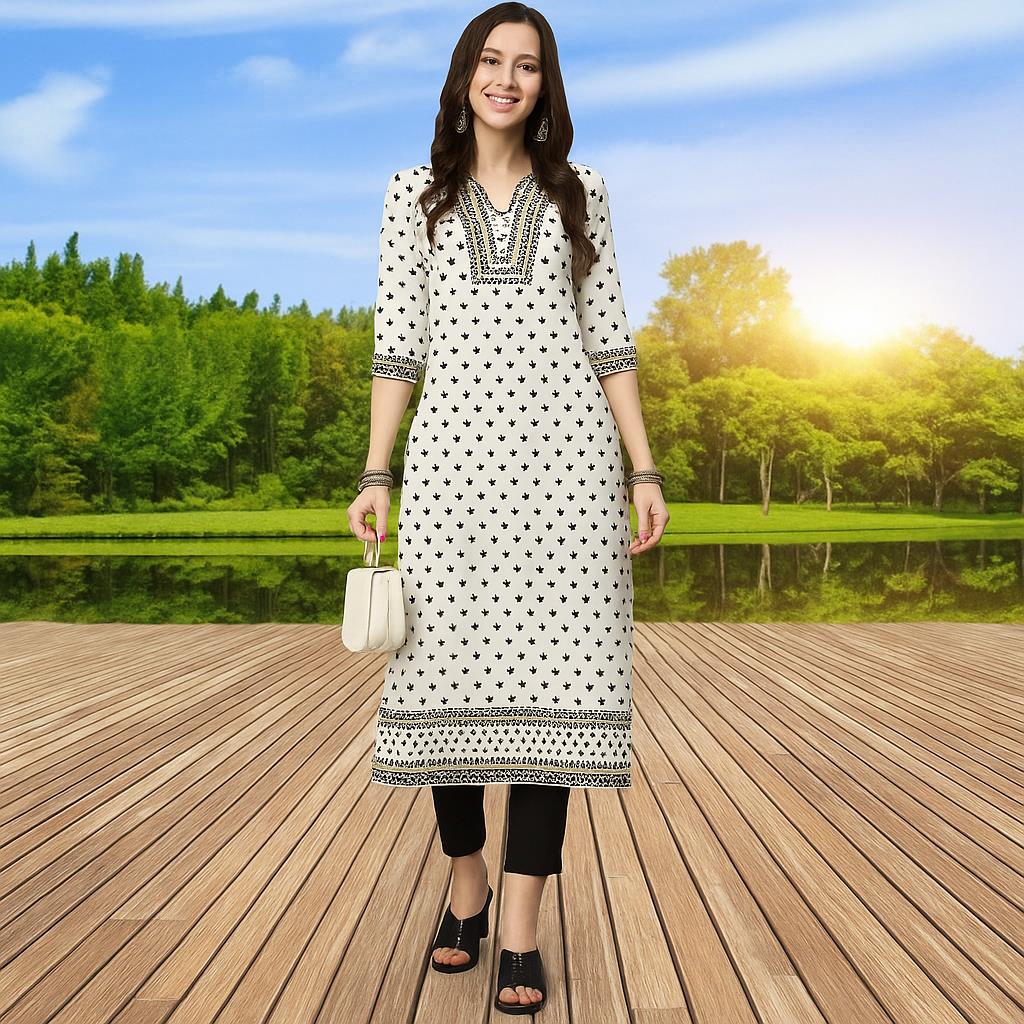 Muslim Kurt Women Casual Fashi - Ethnic Fashion Kurtis 评论和价格